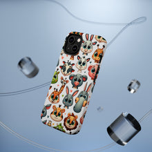 DistinctInk Tough Case for Apple iPhone, Compatible with MagSafe Charging - "Whimsical Cartoon Animals: Delightful and Harmonious"