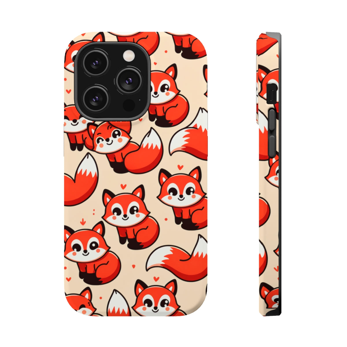 DistinctInk Tough Case for Apple iPhone, Compatible with MagSafe Charging - 