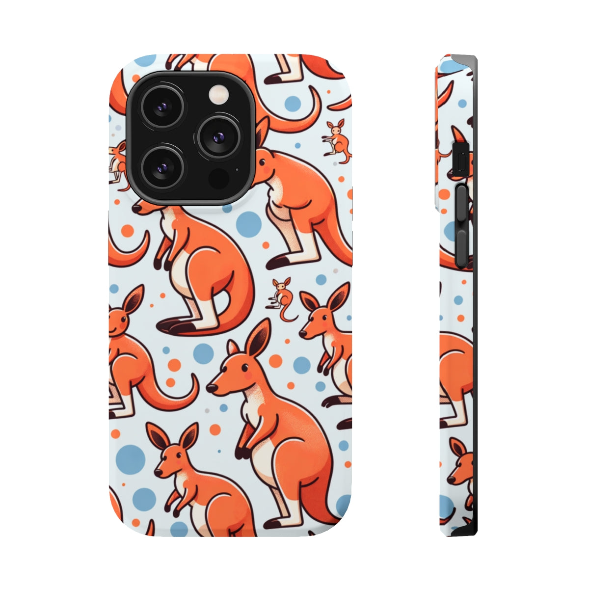 DistinctInk Tough Case for Apple iPhone, Compatible with MagSafe Charging - 