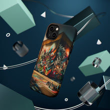 DistinctInk Tough Case for Apple iPhone, Compatible with MagSafe Charging - "Vibrant Expressions: A Burst of Colorful Street Art"
