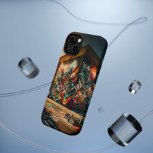 DistinctInk Tough Case for Apple iPhone, Compatible with MagSafe Charging - "Vibrant Expressions: A Burst of Colorful Street Art"