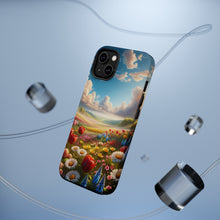DistinctInk Tough Case for Apple iPhone, Compatible with MagSafe Charging - "Spring Symphony: A Blooming Landscape"