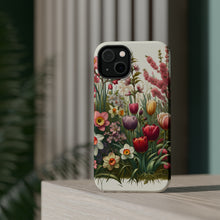 DistinctInk Tough Case for Apple iPhone, Compatible with MagSafe Charging - "Blooming Symphony: A Floral Spring Revival"