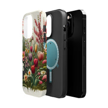 DistinctInk Tough Case for Apple iPhone, Compatible with MagSafe Charging - "Blooming Symphony: A Floral Spring Revival"
