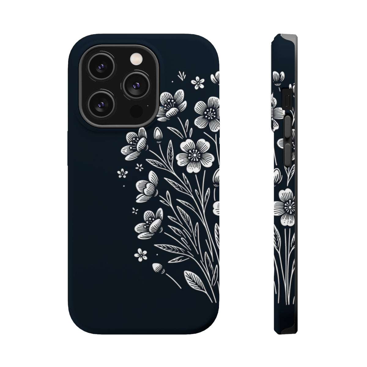 DistinctInk Tough Case for Apple iPhone, Compatible with MagSafe Charging - Title: 