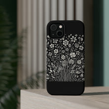 DistinctInk Tough Case for Apple iPhone, Compatible with MagSafe Charging - "Blossoming Diversity: A Minimalistic Spring Pattern"