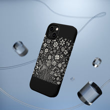 DistinctInk Tough Case for Apple iPhone, Compatible with MagSafe Charging - "Blossoming Diversity: A Minimalistic Spring Pattern"