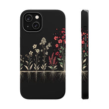 DistinctInk Tough Case for Apple iPhone, Compatible with MagSafe Charging - "Blooming Beauty: A Delicate Spring Symphony"