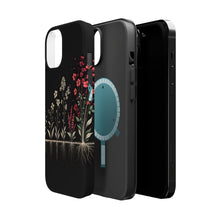 DistinctInk Tough Case for Apple iPhone, Compatible with MagSafe Charging - "Blooming Beauty: A Delicate Spring Symphony"