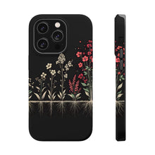 DistinctInk Tough Case for Apple iPhone, Compatible with MagSafe Charging - "Blooming Beauty: A Delicate Spring Symphony"