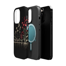 DistinctInk Tough Case for Apple iPhone, Compatible with MagSafe Charging - "Blooming Beauty: A Delicate Spring Symphony"