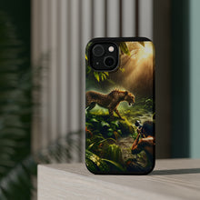 DistinctInk Tough Case for Apple iPhone, Compatible with MagSafe Charging - "Enchanting Wildlife: Magnificent Animals in their Picturesque Habitat"