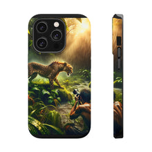 DistinctInk Tough Case for Apple iPhone, Compatible with MagSafe Charging - "Enchanting Wildlife: Magnificent Animals in their Picturesque Habitat"