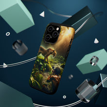 DistinctInk Tough Case for Apple iPhone, Compatible with MagSafe Charging - "Enchanting Wildlife: Magnificent Animals in their Picturesque Habitat"