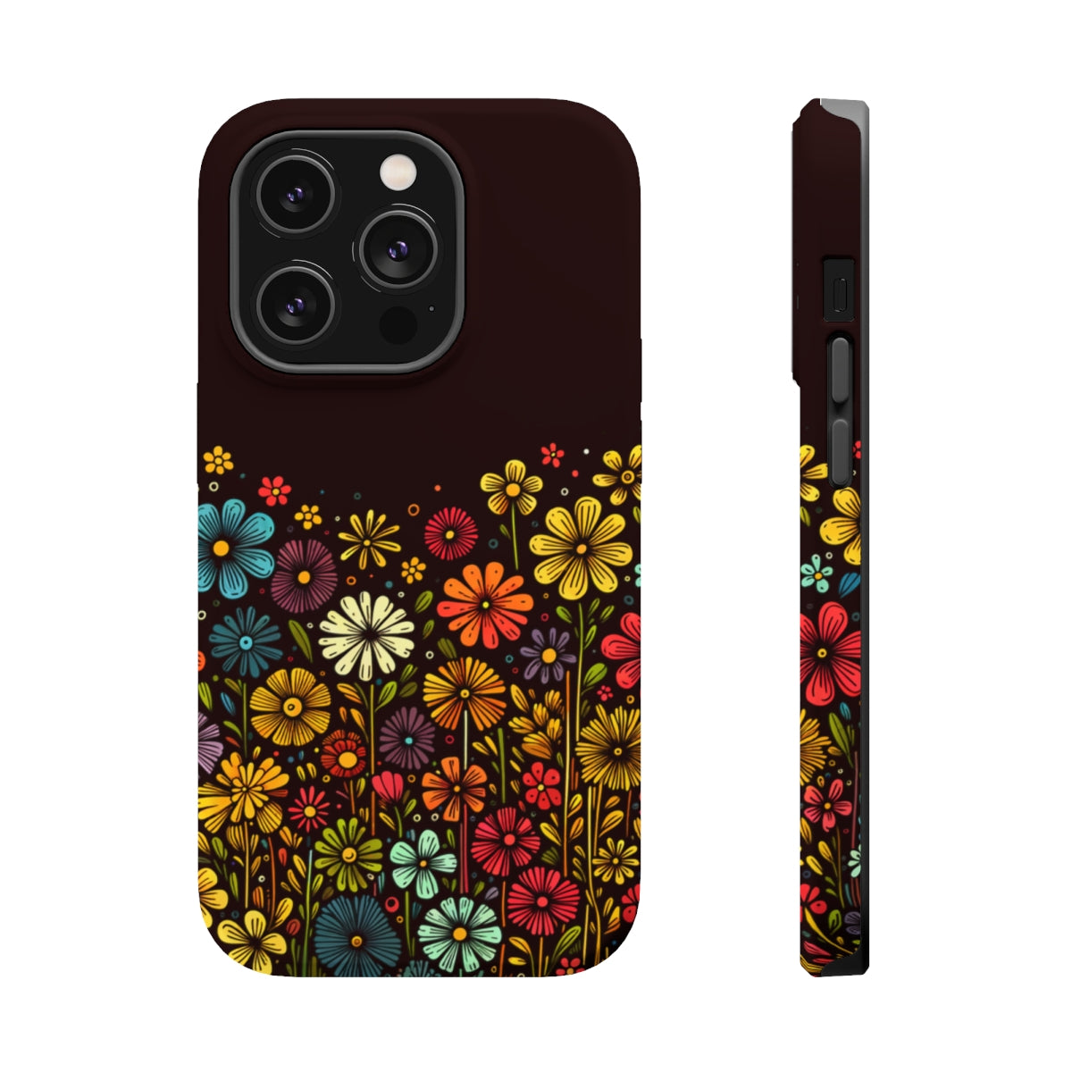 DistinctInk Tough Case for Apple iPhone, Compatible with MagSafe Charging - 