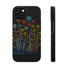 DistinctInk Tough Case for Apple iPhone, Compatible with MagSafe Charging - "Fleeting Blooms: A Magical Spring Awakening"