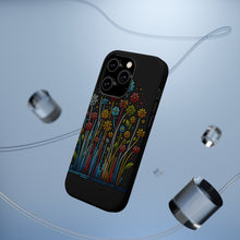 DistinctInk Tough Case for Apple iPhone, Compatible with MagSafe Charging - "Fleeting Blooms: A Magical Spring Awakening"