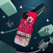 DistinctInk Tough Case for Apple iPhone, Compatible with MagSafe Charging - "Spring Blossoms: A Vibrant Renewal"