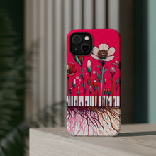 DistinctInk Tough Case for Apple iPhone, Compatible with MagSafe Charging - "Spring Blossoms: A Vibrant Renewal"