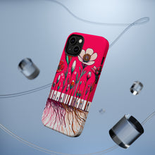 DistinctInk Tough Case for Apple iPhone, Compatible with MagSafe Charging - "Spring Blossoms: A Vibrant Renewal"