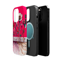 DistinctInk Tough Case for Apple iPhone, Compatible with MagSafe Charging - "Spring Blossoms: A Vibrant Renewal"