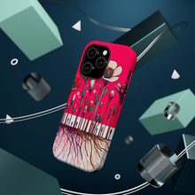 DistinctInk Tough Case for Apple iPhone, Compatible with MagSafe Charging - "Spring Blossoms: A Vibrant Renewal"