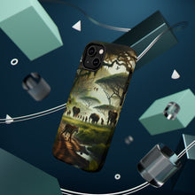 DistinctInk Tough Case for Apple iPhone, Compatible with MagSafe Charging - "Bengal Tiger Reigns Supreme in Vibrant South Asian Jungle"