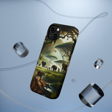 DistinctInk Tough Case for Apple iPhone, Compatible with MagSafe Charging - "Bengal Tiger Reigns Supreme in Vibrant South Asian Jungle"