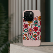DistinctInk Tough Case for Apple iPhone, Compatible with MagSafe Charging - Vibrant and Lively Spring Flower Delight