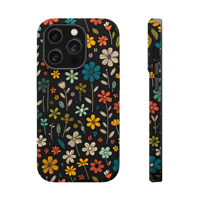 DistinctInk Tough Case for Apple iPhone, Compatible with MagSafe Charging - 