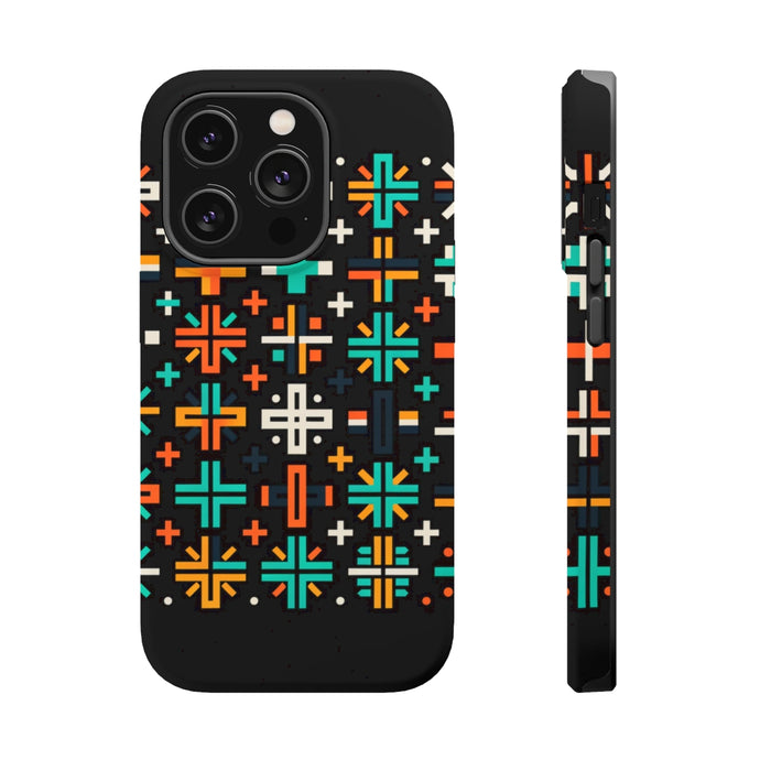 DistinctInk Tough Case for Apple iPhone, Compatible with MagSafe Charging - 