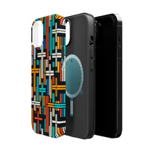 DistinctInk Tough Case for Apple iPhone, Compatible with MagSafe Charging - Vibrant Array of Bold and Minimalistic Christian Crosses