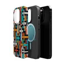 DistinctInk Tough Case for Apple iPhone, Compatible with MagSafe Charging - Vibrant Array of Bold and Minimalistic Christian Crosses