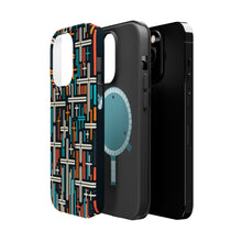DistinctInk Tough Case for Apple iPhone, Compatible with MagSafe Charging - "Mesmerizing Christian Crosses: Bold and Contrast"