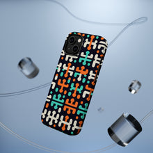 DistinctInk Tough Case for Apple iPhone, Compatible with MagSafe Charging - "Contrasting Christian Crosses: Bold and Thin"