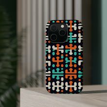 DistinctInk Tough Case for Apple iPhone, Compatible with MagSafe Charging - "Contrasting Christian Crosses: Bold and Thin"
