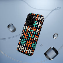 DistinctInk Tough Case for Apple iPhone, Compatible with MagSafe Charging - "Contrasting Christian Crosses: Bold and Thin"