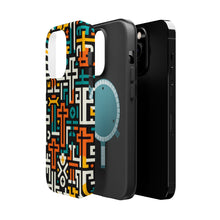 DistinctInk Tough Case for Apple iPhone, Compatible with MagSafe Charging - "Vibrant Christian Crosses: Bold and Minimal"