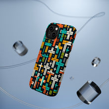 DistinctInk Tough Case for Apple iPhone, Compatible with MagSafe Charging - "Vibrant Christian Crosses in Bold Patterns"