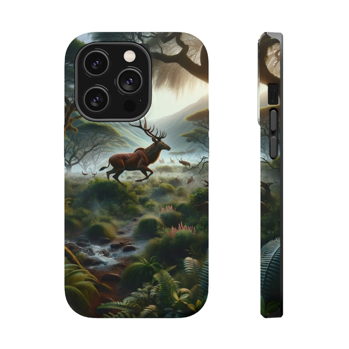 DistinctInk Tough Case for Apple iPhone, Compatible with MagSafe Charging - 