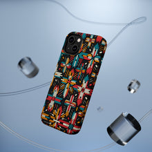 DistinctInk Tough Case for Apple iPhone, Compatible with MagSafe Charging - "Vibrant Crosses: A Minimalist Pattern"