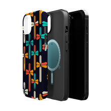DistinctInk Tough Case for Apple iPhone, Compatible with MagSafe Charging - "Bright Bold Christian Cross Pattern"