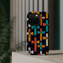 DistinctInk Tough Case for Apple iPhone, Compatible with MagSafe Charging - "Bright Bold Christian Cross Pattern"
