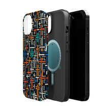 DistinctInk Tough Case for Apple iPhone, Compatible with MagSafe Charging - "Vibrant Crosses: A Bold Expression of Faith"