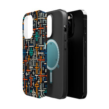 DistinctInk Tough Case for Apple iPhone, Compatible with MagSafe Charging - "Vibrant Crosses: A Bold Expression of Faith"