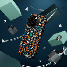 DistinctInk Tough Case for Apple iPhone, Compatible with MagSafe Charging - "Vibrant Crosses: A Bold Expression of Faith"