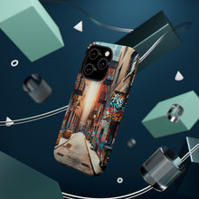 DistinctInk Tough Case for Apple iPhone, Compatible with MagSafe Charging - "Colors on Concrete: Vibrant Street Art Transformations"