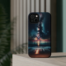 DistinctInk Tough Case for Apple iPhone, Compatible with MagSafe Charging - "Awe-Inspiring Starry Night: Capturing Celestial Beauty"