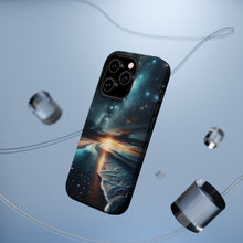 DistinctInk Tough Case for Apple iPhone, Compatible with MagSafe Charging - "Starry Seas: A Time-Lapse Night's Tale"