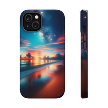 DistinctInk Tough Case for Apple iPhone, Compatible with MagSafe Charging - "Seaside Symphony: Capturing the Magic of Twilight"